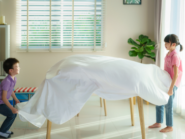building a blanket fort, Building the Most Awesome Blanket Fort for Reading!