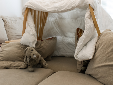 building a blanket fort, Building the Most Awesome Blanket Fort for Reading!